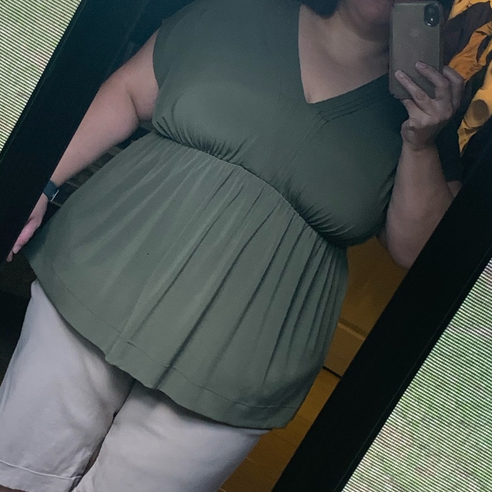 Olive blouse